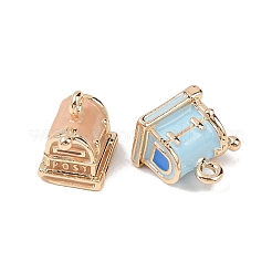 Alloy Enamel Pendants&nbsp;ENAM-A012-18G