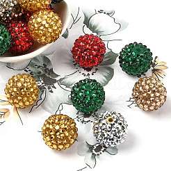 Christmas Theme Resin Rhinestone Beads&nbsp;RESI-L049-01