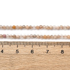 Natural Peach Moonstone Beads Strands&nbsp;G-A276-C12-2mm