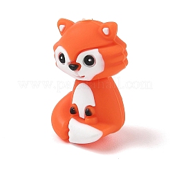 Animal Theme Silicone Beads&nbsp;SIL-E013-03J