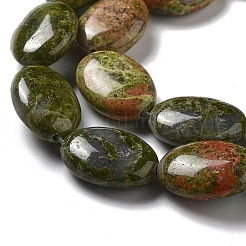 Natural Unakite Beads Strands&nbsp;G-P528-M17-01