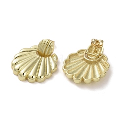 Brass Dangle Stud Earrings&nbsp;EJEW-H308-01G