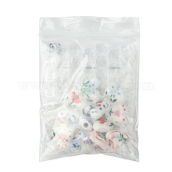 12Pcs 6 Colors Handmade Porcelain Ceramic Beads&nbsp;PORC-FS0001-67
