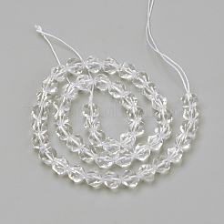 Natural Quartz Crystal Beads Strands&nbsp;G-S149-6mm-24