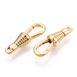 Brass Lobster Claw Clasps&nbsp;KK-N254-21G
