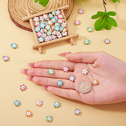 108Pcs 6 Colors Alloy Enamel Pendants&nbsp;FIND-TA0006-62