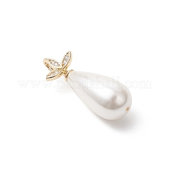 Electroplate Shell Pearl Pendants&nbsp;PALLOY-JF04940-01