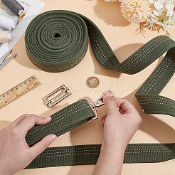 5 Yards Polycotton Ribbon&nbsp;OCOR-WH0078-169A