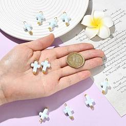 10Pcs Handmade Porcelain Pendants&nbsp;PALLOY-FS00079