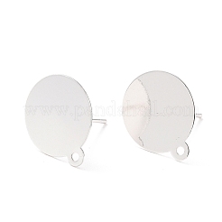 Rack Plating Brass Stud Earring Findings&nbsp;KK-F829-03A-S