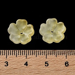 Dyed & Heated Gradient Color Glass Bead Cap&nbsp;GLAA-D307-01J
