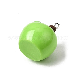 Opaque Resin Pendants&nbsp;RESI-B040-01A