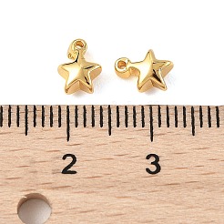 SHEGRACE Brass Star Charms&nbsp;XGR0109G-97G