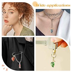 40Pcs 4 Colors Alloy Enamel Pendants&nbsp;ENAM-FS0004-36