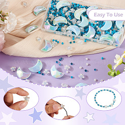 DIY Star Moon Jewelry Making Findings Kits&nbsp;DIY-TA0013-77