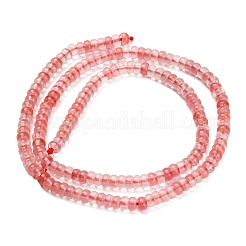Cherry Quartz Glass Beads Strands&nbsp;G-Z110-B07-2x4mm
