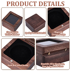 Wooden Badge Packing Magnetic Boxes&nbsp;CON-WH20006-017A