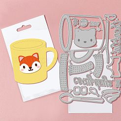 Autumn Theme Cup Carbon Steel Cutting Dies Stencils&nbsp;DIY-WH0309-2172
