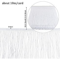 Polyester Tassel Fringe Trimming&nbsp;FIND-WH0043-60C