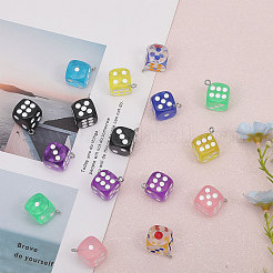 40Pcs Acrylic Pendants&nbsp;MACR-GL0001-05