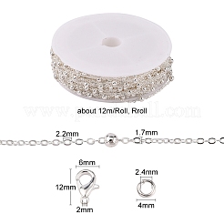 DIY Chain Bracelet Necklace Making Kit&nbsp;DIY-YW0005-92S