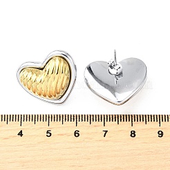 304 Stainless Steel Stud Earrings&nbsp;EJEW-D308-04B-PG