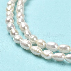 Natural Cultured Freshwater Pearl Beads Strands&nbsp;PEAR-E016-124