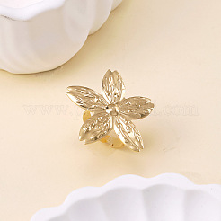Iron Flower Cuff Open Rings for Women&nbsp;WGBB679-01