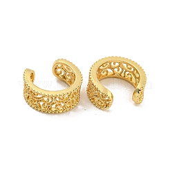 Rack Plating Brass Cuff Earrings&nbsp;EJEW-C102-06G