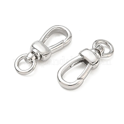 SHEGRACE Brass Swivel Lobster Snap Hook Clasps&nbsp;XGRQ7M862-975P