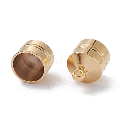 Brass Cord Ends&nbsp;X-KK-D002-05G