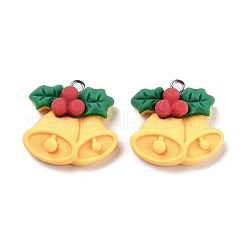 Christmas Theme Opaque Resin Pendants&nbsp;RESI-N039-100