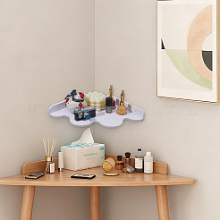 Cloud Shape Wood Wall-mounted Storage Rack&nbsp;AJEW-WH0816-412A