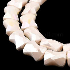 AB Color Plate Glass Beads Strands&nbsp;EGLA-P051-06A-B03