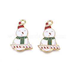 Rack Plating Alloy Enamel Pendants&nbsp;LS-ENAM-N055-170A