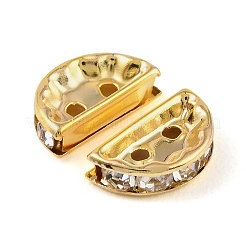 Brass Crystal Rhinestone Spacer Bars&nbsp;RB-T019-02A-G
