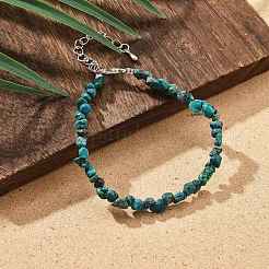 Natural Chrysocolla Chips Bracelets for Women&nbsp;BJEW-H623-01S-09