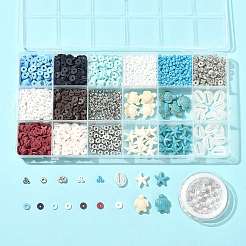 Ocean DIY Jewelry Making Findings Kits&nbsp;DIY-FS0009-75