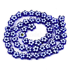 Handmade Millefiori Glass Bead Strands&nbsp;LAMP-N029-017B-12