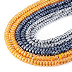 6 Strands 3 Colors Handmade Polymer Clay Beads Strands&nbsp;CLAY-TA0002-15
