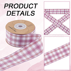 Tartan Design Polyester Ribbon&nbsp;OCOR-WH20012-38A