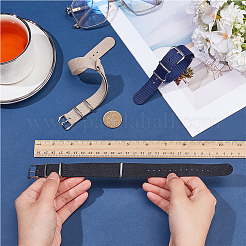 3Pcs 3 Colors Nylon Watch Bands&nbsp;AJEW-OC0015-62