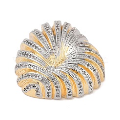 Brass Micro Pave Cubic Zirconia Pendants&nbsp;KK-A241-08G