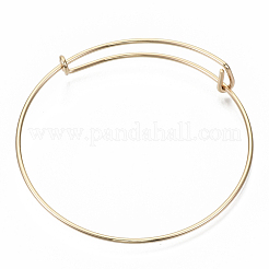 Adjustable Iron Expandable Bangle Making&nbsp;BJEW-R038-KC
