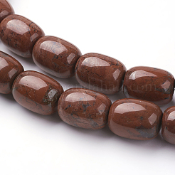 Natural Red Jasper Beads Strands&nbsp;G-G731-24-18x13mm