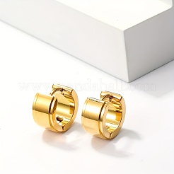 Vintage Geometric 201 Stainless Steel Hoop Earrings&nbsp;JL1708