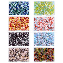 10 Strands 5 Colors Electroplate Glass Beads Strands&nbsp;EGLA-YW0003-89A