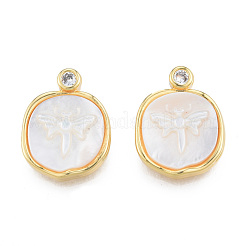 Natural Freshwater Shell Pendants&nbsp;KK-N233-430