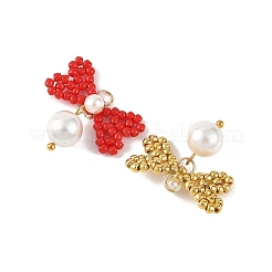 Glass Seed Bead Pendants&nbsp;PALLOY-MZ01383