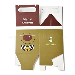 Christmas Theme Paper Fold Gift Boxes&nbsp;CON-G011-01C